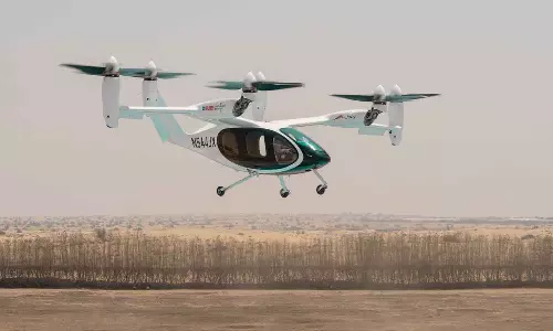 ദുബൈയിൽ ജോബി ഏരിയൽ ടാക്സി പരീക്ഷണപറക്കൽ വിജയകരം