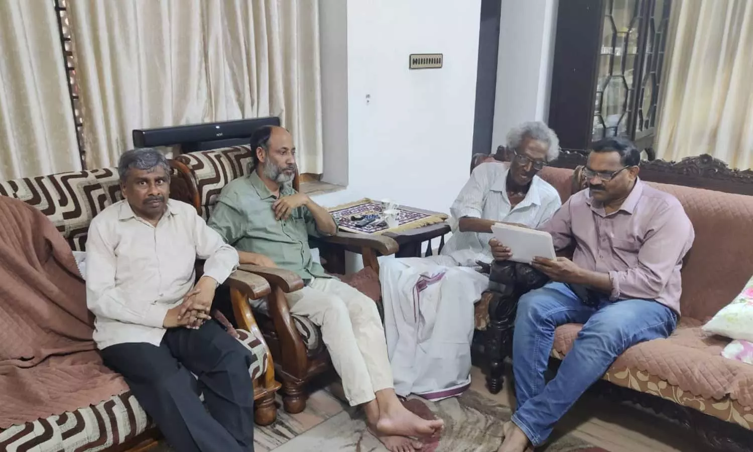 എൻ.എം അബ്ദുറഹ്മാൻ,ടി.മുഹമ്മദ് വേളം, കെ.എം സലിം കുമാർ, ഡോ.എ.കെ വാസു എന്നിവർ എൻ.എം അബ്ദുറഹ്മാൻ,ടി.മുഹമ്മദ് വേളം, കെ.എം സലിം കുമാർ, ഡോ.എ.കെ വാസു എന്നിവർ