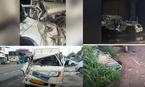 കോട്ടയത്ത് വാഹനാപകടം; രണ്ട് പേര്‍ മരിച്ചു