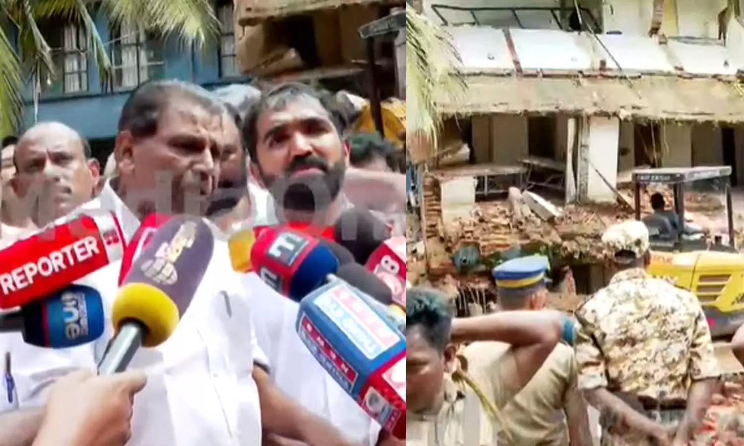 ബോധപൂര്‍വം സത്യത്തെ മറച്ചുവെച്ച് കള്ളം പറഞ്ഞു, മണ്ണിനകത്ത് ഒരു സ്ത്രീ ശ്വാസംമുട്ടി മരിച്ചു കിടക്കുന്ന സമയത്ത് ആരോഗ്യമന്ത്രി പറഞ്ഞത് ഒന്നും സംഭവിച്ചിട്ടില്ലെന്നാണ്: തിരുവഞ്ചൂര്‍