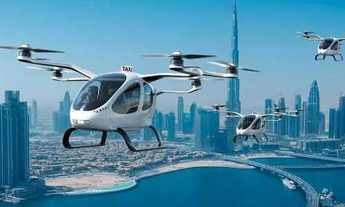 അജ്മാനിൽ പറക്കും ടാക്സി പദ്ധതി അജ്മാനിൽ പറക്കും ടാക്സി പദ്ധതി