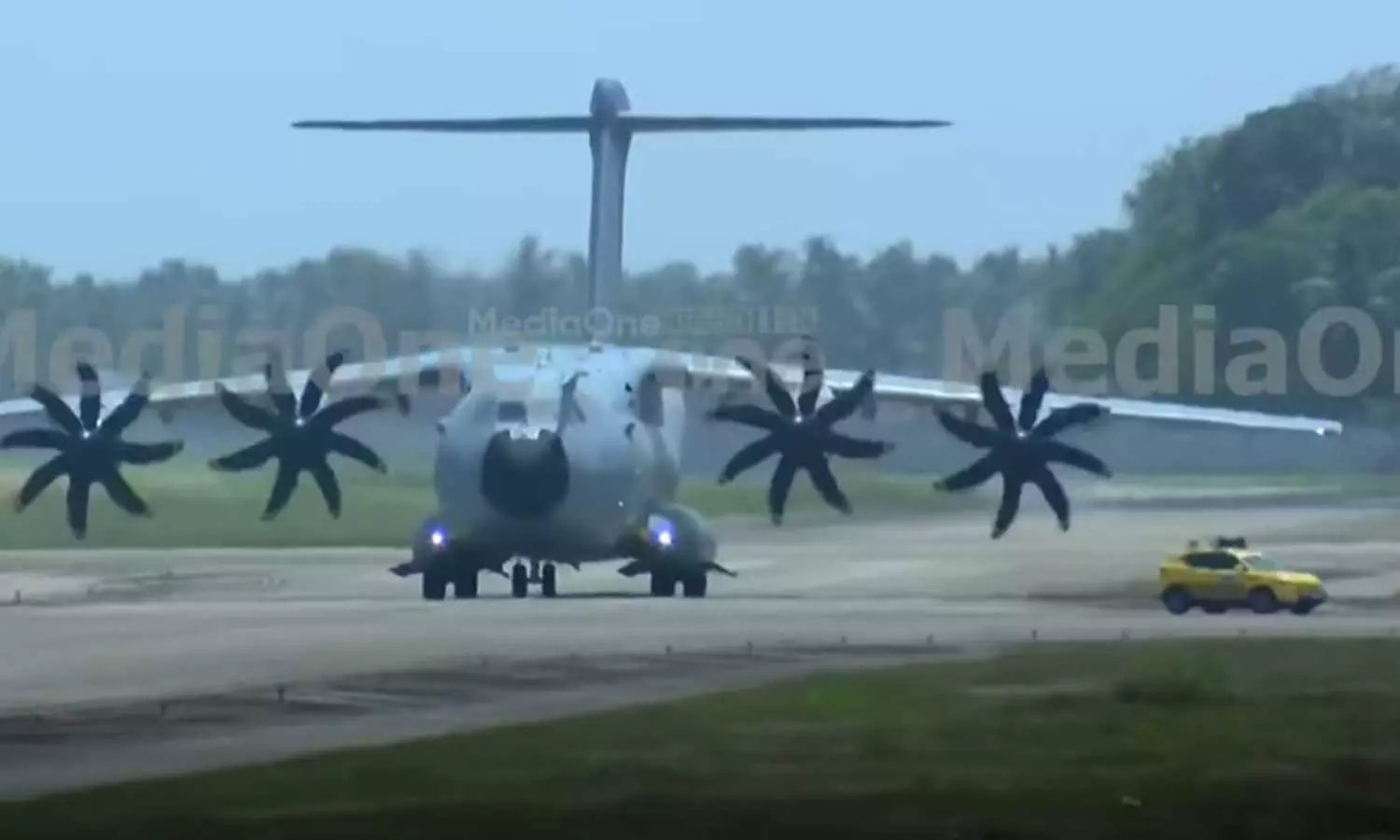 F-35 വിമാനത്തിന്റെ അറ്റകുറ്റപണിക്കായി ബ്രിട്ടീഷ് വ്യോമസേനയുടെ എയർബസ്  തിരുവനന്തപുരത്ത്