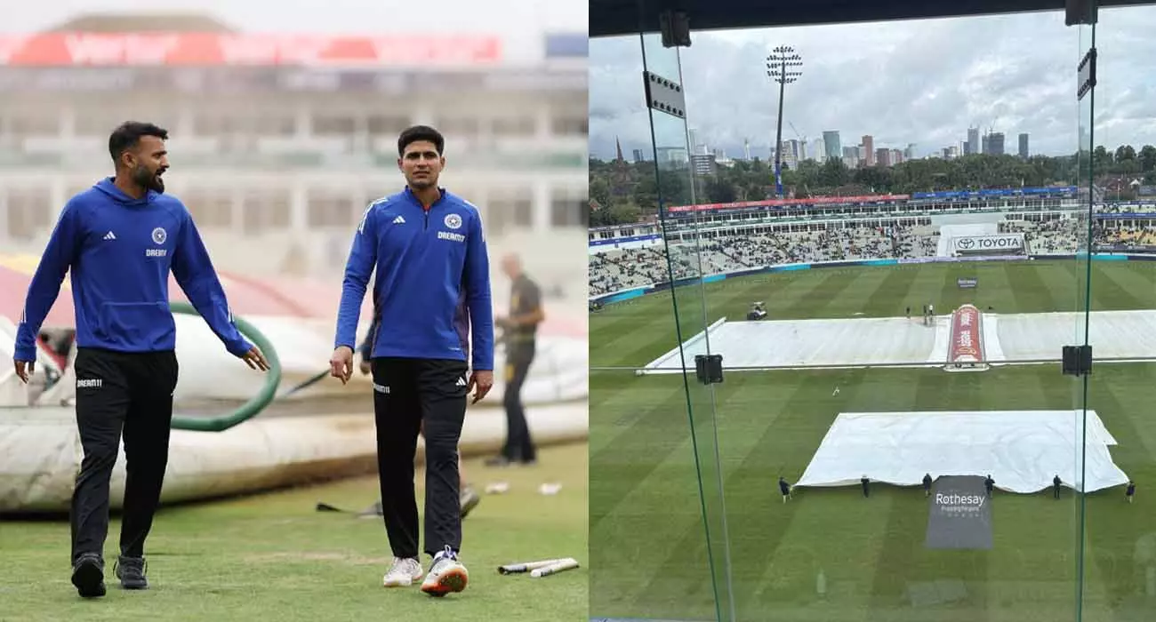 Rain casts a shadow over Indian hopes; India-England Test delayed