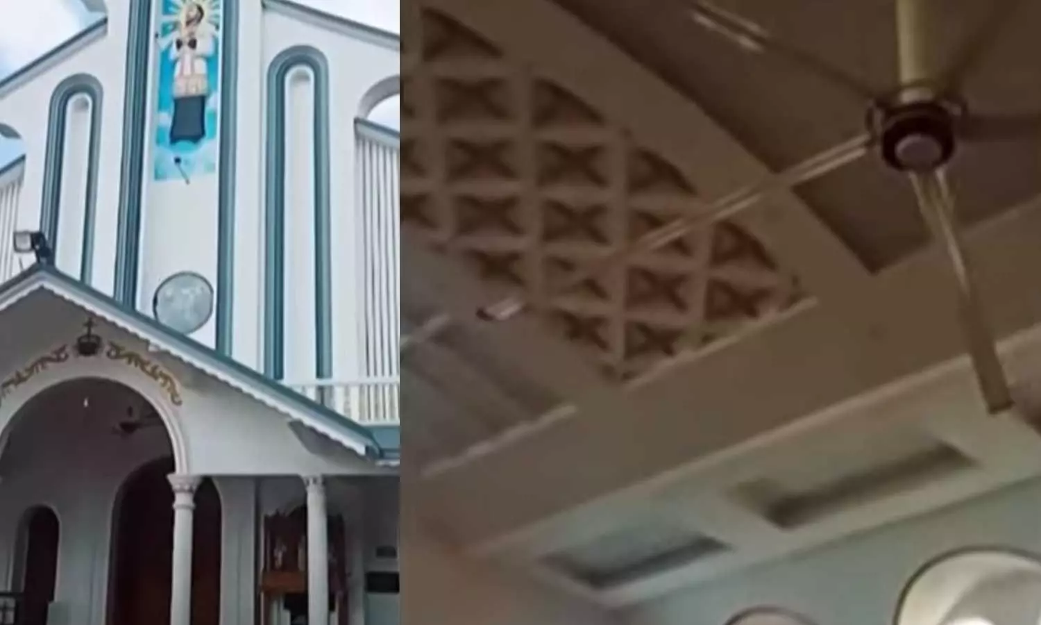 കോട്ടയം കുറുപ്പന്തറയിൽ പള്ളിയുടെ മുകളിൽ നിന്ന് വീണ് പള്ളിയിലെ സഹായി മരിച്ചു