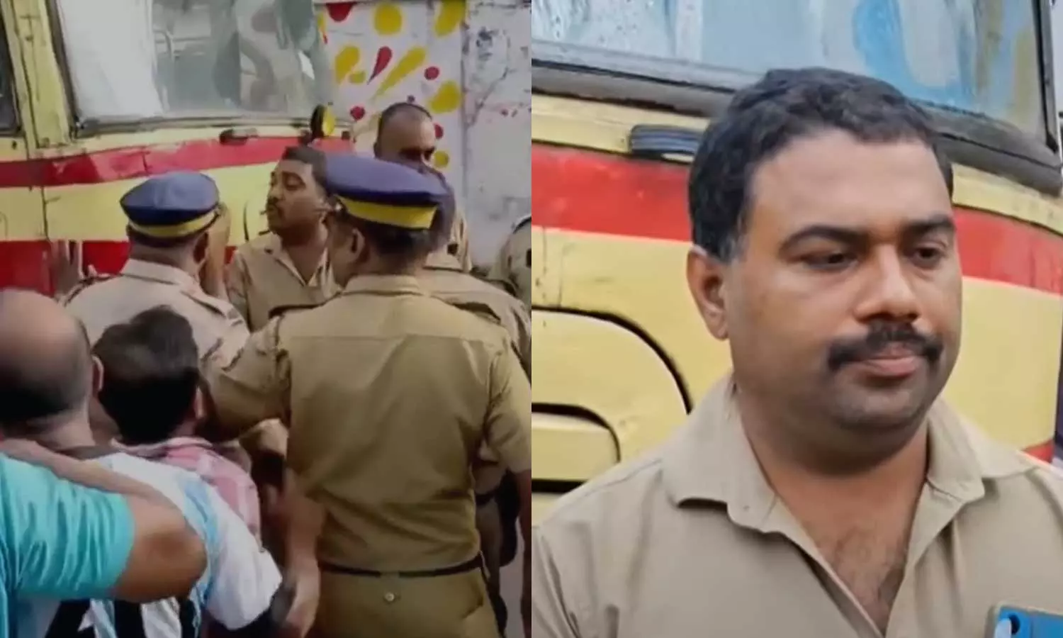 കൊല്ലത്ത് സർവീസ് നടത്തുന്നതിനിടയിൽ കെഎസ്ആർടിസി കണ്ടക്ടറെ മര്ദിച്ച് സമരാനുകൂലികള് കൊല്ലത്ത് സർവീസ് നടത്തുന്നതിനിടയിൽ കെഎസ്ആർടിസി കണ്ടക്ടറെ മര്ദിച്ച് സമരാനുകൂലികള്