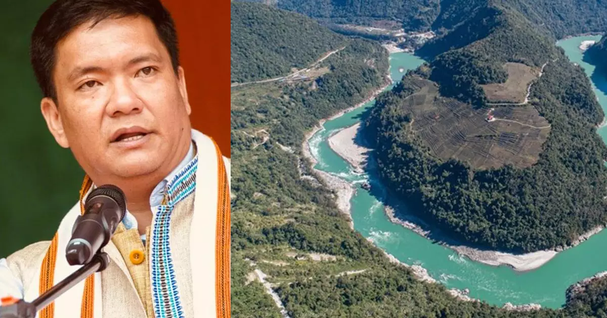 ചൈന അരുണാചൽ അതിര്ത്തിയിൽ നിര്മിക്കുന്ന അണക്കെട്ട് ഇന്ത്യക്ക് നേരെയുള്ള ജല ബോംബ്; മുഖ്യമന്ത്രി പെമ ഖണ്ഡു ചൈന അരുണാചൽ അതിര്ത്തിയിൽ നിര്മിക്കുന്ന അണക്കെട്ട് ഇന്ത്യക്ക് നേരെയുള്ള ജല ബോംബ്; മുഖ്യമന്ത്രി പെമ ഖണ്ഡു