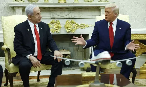 ഗസ്സ വെടിനിർത്തൽ പ്രതീക്ഷ മങ്ങുന്നു? വൈറ്റ് ഹൗസിൽ നിന്ന് മടങ്ങി നെതന്യാഹു