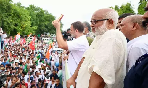 India alliance protest in Patna
