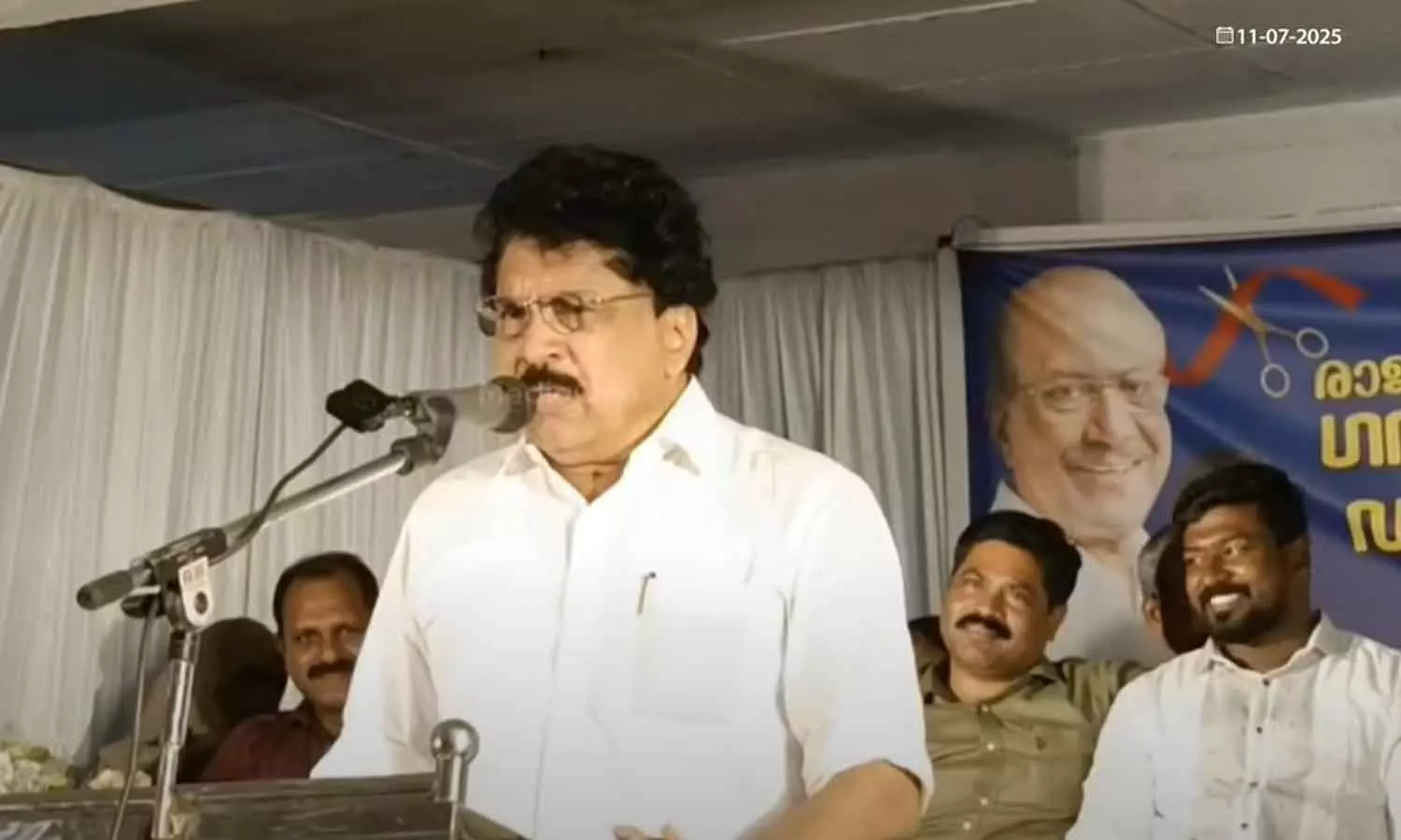 PK Sasi in Mannarkkad municipality programme