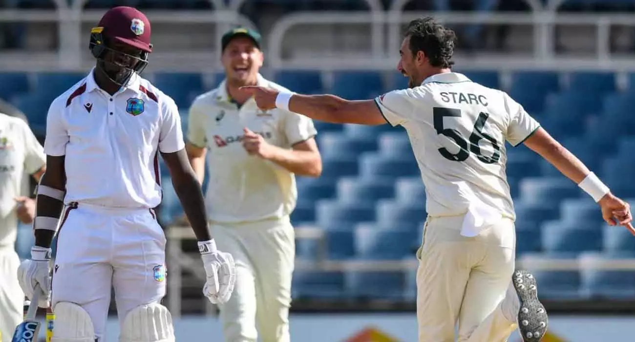 Five wickets in 2.3 overs; Starc in record brilliance in Tests