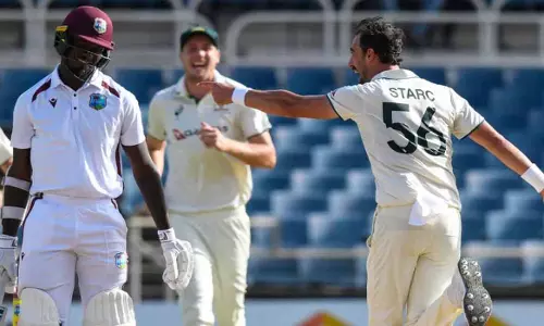 Five wickets in 2.3 overs; Starc in record brilliance in Tests Five wickets in 2.3 overs; Starc in record brilliance in Tests