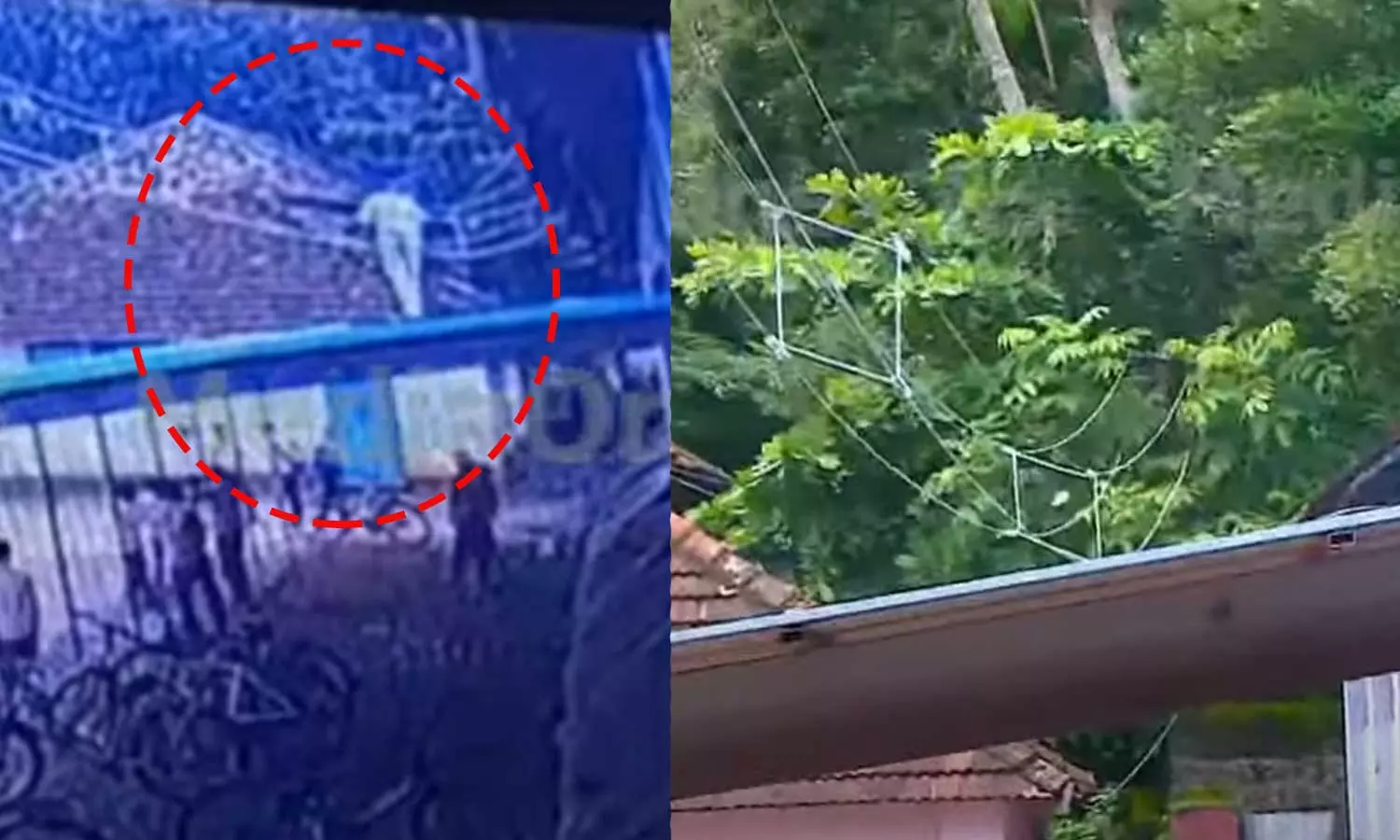 കുട്ടി ചെരുപ്പെടുത്ത് ഇറങ്ങുന്നതിനിടെ കാല് തെറ്റി ലൈൻ കമ്പിയിൽ കയറിപ്പിടിച്ചതാണ്...; അപകടത്തിന്‍റെ സിസിടിവി ദൃശ്യങ്ങള്‍ പുറത്ത്