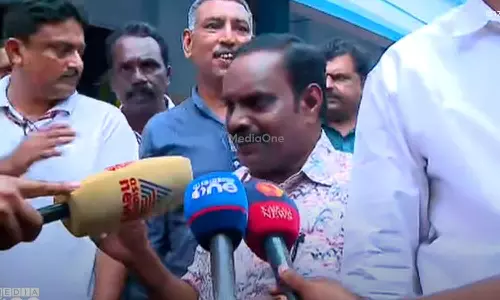 Protest against kovoor kunjumon MLA