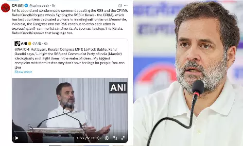 CPM Reply to Rahul Gandhi