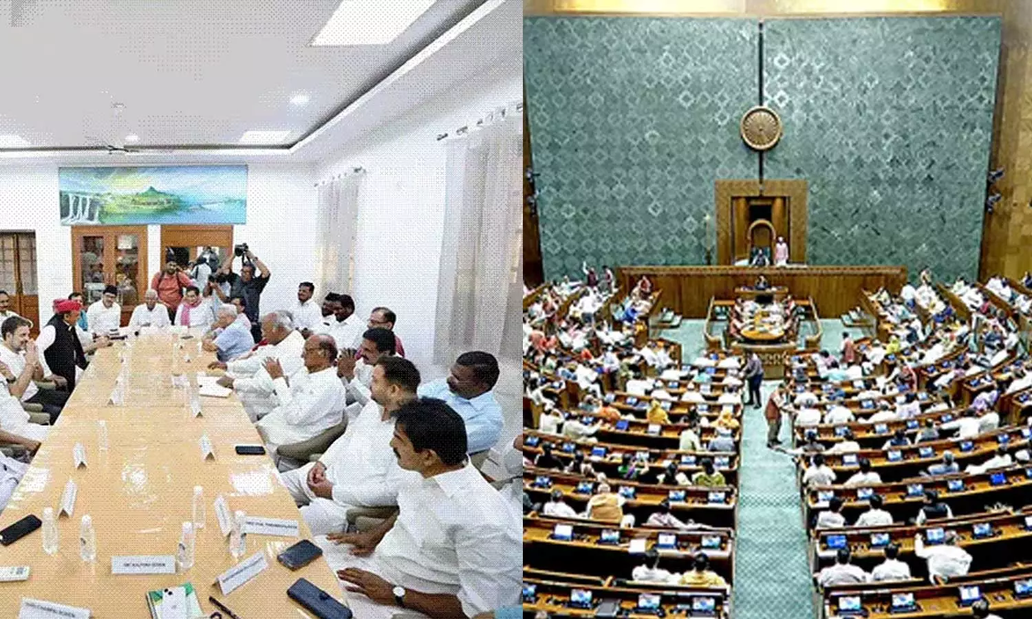 വർഷകാല സമ്മേളനത്തിൽ സർക്കാറിനെതിരെ ഒരുമിച്ച് നീങ്ങാൻ പ്രതിപക്ഷം: ഇൻഡ്യ സഖ്യത്തിന്റെ യോഗം ഇന്ന് വർഷകാല സമ്മേളനത്തിൽ സർക്കാറിനെതിരെ ഒരുമിച്ച് നീങ്ങാൻ പ്രതിപക്ഷം: ഇൻഡ്യ സഖ്യത്തിന്റെ യോഗം ഇന്ന്