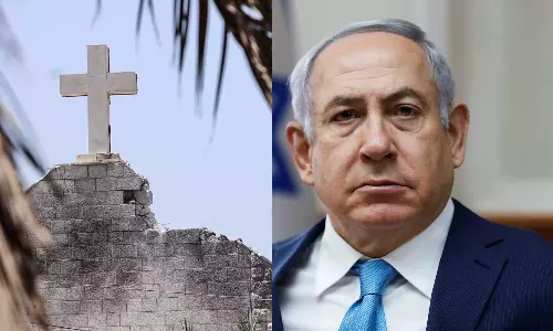 ഗസ്സയിലെ ഏക കത്തോലിക്കാ ദേവാലയത്തിന് നേരെയുണ്ടായ ആക്രമണം: മാർപാപ്പയെ വിളിച്ച് നെതന്യാഹു