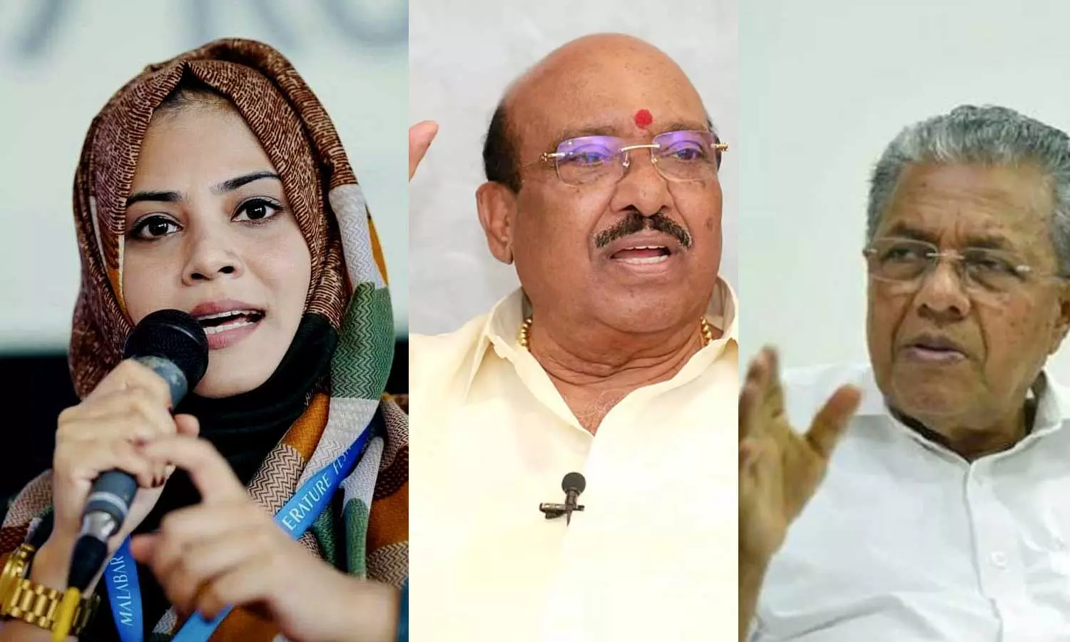 സർക്കറിനെതിരെ സമുദായ നേതാവ് വർഗീയ ആരോപണം ഉന്നയിക്കുമ്പോൾ  കയ്യടിച്ചു പ്രോത്സാഹിപ്പിക്കുന്ന മുഖ്യമന്ത്രിയെ ആദ്യമായിട്ടാണ് കാണുന്നത്; ഫാത്തിമ തെഹ്‌ലിയ