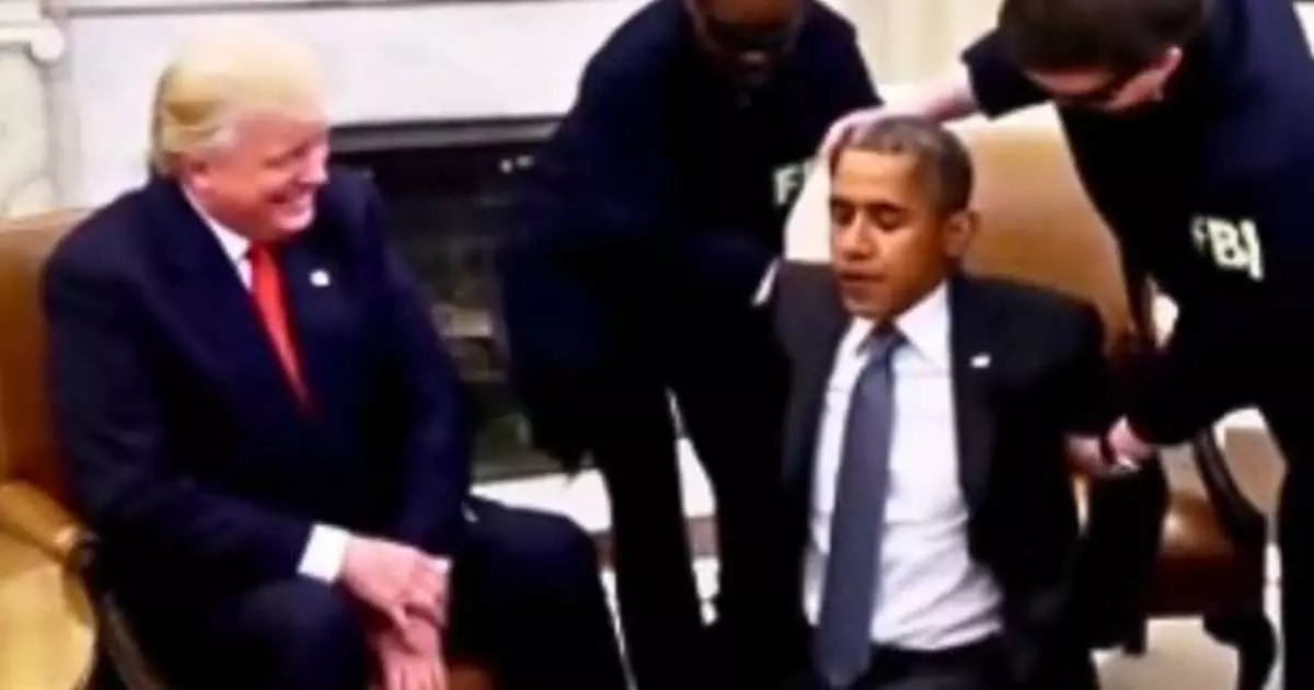 ആരും നിയമത്തിന് അതീതരല്ല, ഒബാമയെ അറസ്റ്റുചെയ്ത് എഫ്ബിഐ; വ്യാജ എഐ വിഡിയോ പങ്കുവെച്ച് ട്രംപ്