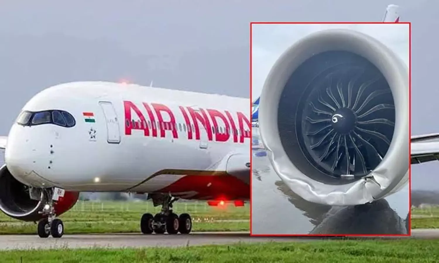 കനത്ത മഴയിൽ കൊച്ചിയിൽ നിന്നുള്ള എയർ ഇന്ത്യ വിമാനം മുംബൈ വിമാനത്താവളത്തിൽ റൺവേയിൽ നിന്ന് തെന്നിമാറി