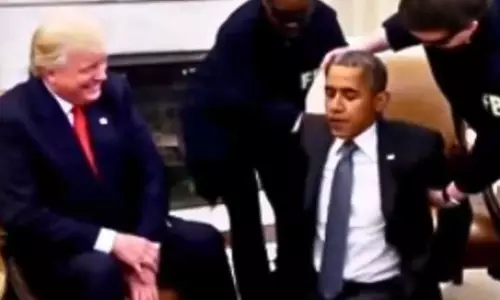 ആരും നിയമത്തിന് അതീതരല്ല, ഒബാമയെ അറസ്റ്റുചെയ്ത് എഫ്ബിഐ; വ്യാജ എഐ വിഡിയോ പങ്കുവെച്ച് ട്രംപ്