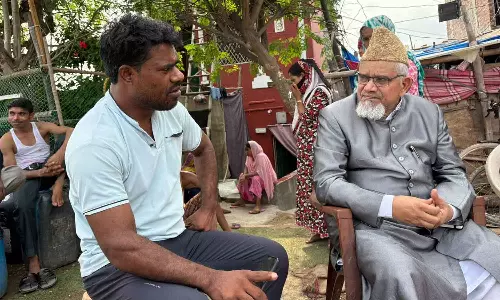 ഡൽഹി വസന്ത് കുഞ്ജിലെ ജയ് ഹിന്ദ് ക്യാമ്പ് സന്ദർശിച്ച് ജമാഅത്തെ ഇസ്‌ലാമി നേതാക്കൾ