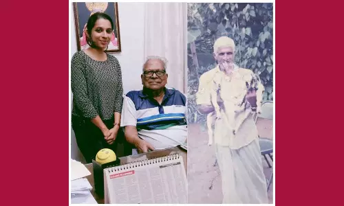 വി.എസ്, എനിക്കെന്റെ മുത്തച്ഛനാണ്; അനുസ്മരിച്ച് മാധ്യമപ്രവർത്തക