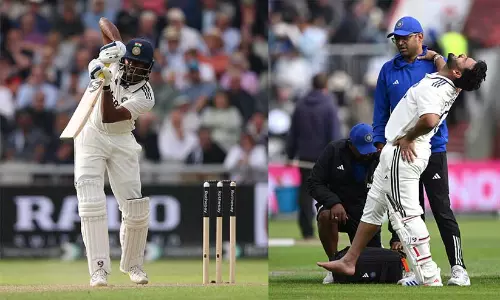 മാഞ്ചസ്റ്റർ ടെസ്റ്റ്; ഋഷഭ് പന്തിന് പരിക്ക്, ആദ്യദിനം ഇന്ത്യ 265/4