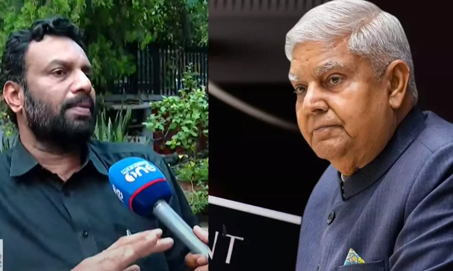 ജഗ്ദീപ് ധൻഖഡിനെ കറിവേപ്പിലയാക്കി, രാജിവെച്ചതല്ല, വെപ്പിച്ചതാണ്; പി. സന്തോഷ്‌ കുമാർ എം.പി