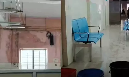 ലേബര്‍ റൂമടക്കം ചോരുന്നു ; പാലക്കാട്ടെ മാതൃ-ശിശു ആശുപത്രി ചോര്‍ന്നൊലിക്കുന്നു