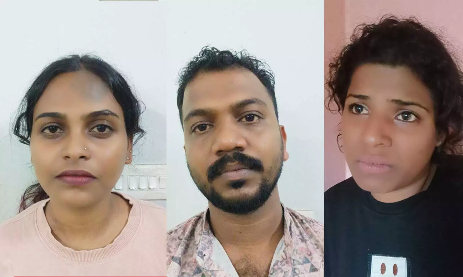 പാലക്കാട് വൻ ലഹരിവേട്ട; 53.950 ഗ്രാം മെത്താഫെറ്റമിനുമായി രണ്ട് യുവതികളും ഒരു യുവാവും അറസ്റ്റിൽ