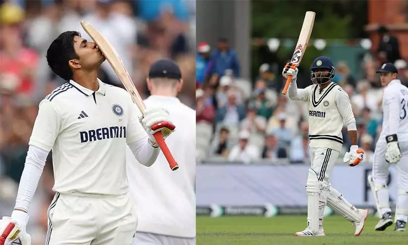 ഇംഗ്ലണ്ടിനെതിരെ സമനില പിടിച്ചുവാങ്ങി ഇന്ത്യ; ഗില്ലിനും ജഡേജയ്ക്കും സുന്ദറിനും സെഞ്ച്വറി. ഇംഗ്ലണ്ടിനെതിരെ സമനില പിടിച്ചുവാങ്ങി ഇന്ത്യ; ഗില്ലിനും ജഡേജയ്ക്കും സുന്ദറിനും സെഞ്ച്വറി.