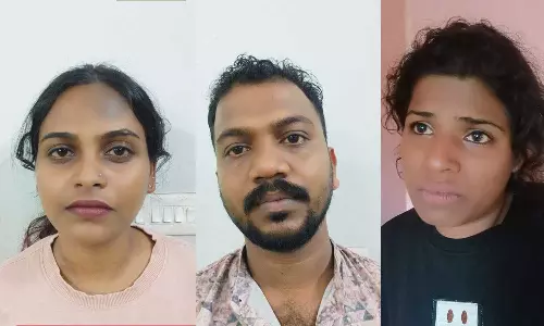 പാലക്കാട് വൻ ലഹരിവേട്ട; 53.950 ഗ്രാം മെത്താഫെറ്റമിനുമായി രണ്ട് യുവതികളും ഒരു യുവാവും അറസ്റ്റിൽ