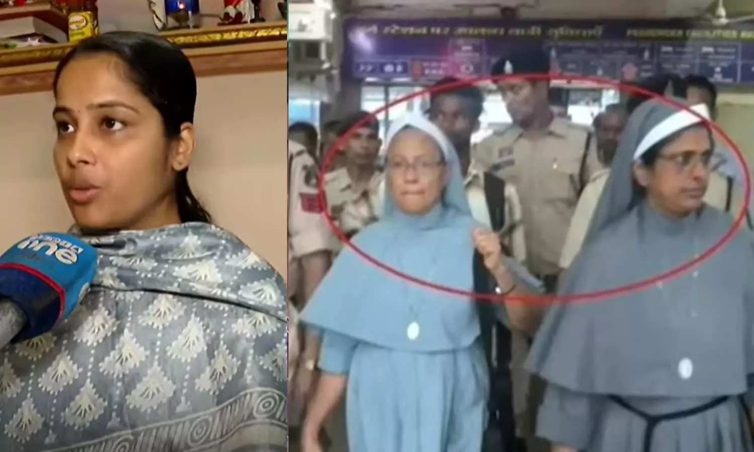 സത്യം നമ്മുടെ ഭാഗത്താണ്,തെറ്റ് ചെയ്തവരാണ് പേടിക്കേണ്ടത് ; ഛത്തീസ്ഗഡിൽ അറസ്റ്റിലായ സിസ്റ്റര്‍  പ്രീതി മേരിയുടെ കുടുംബം