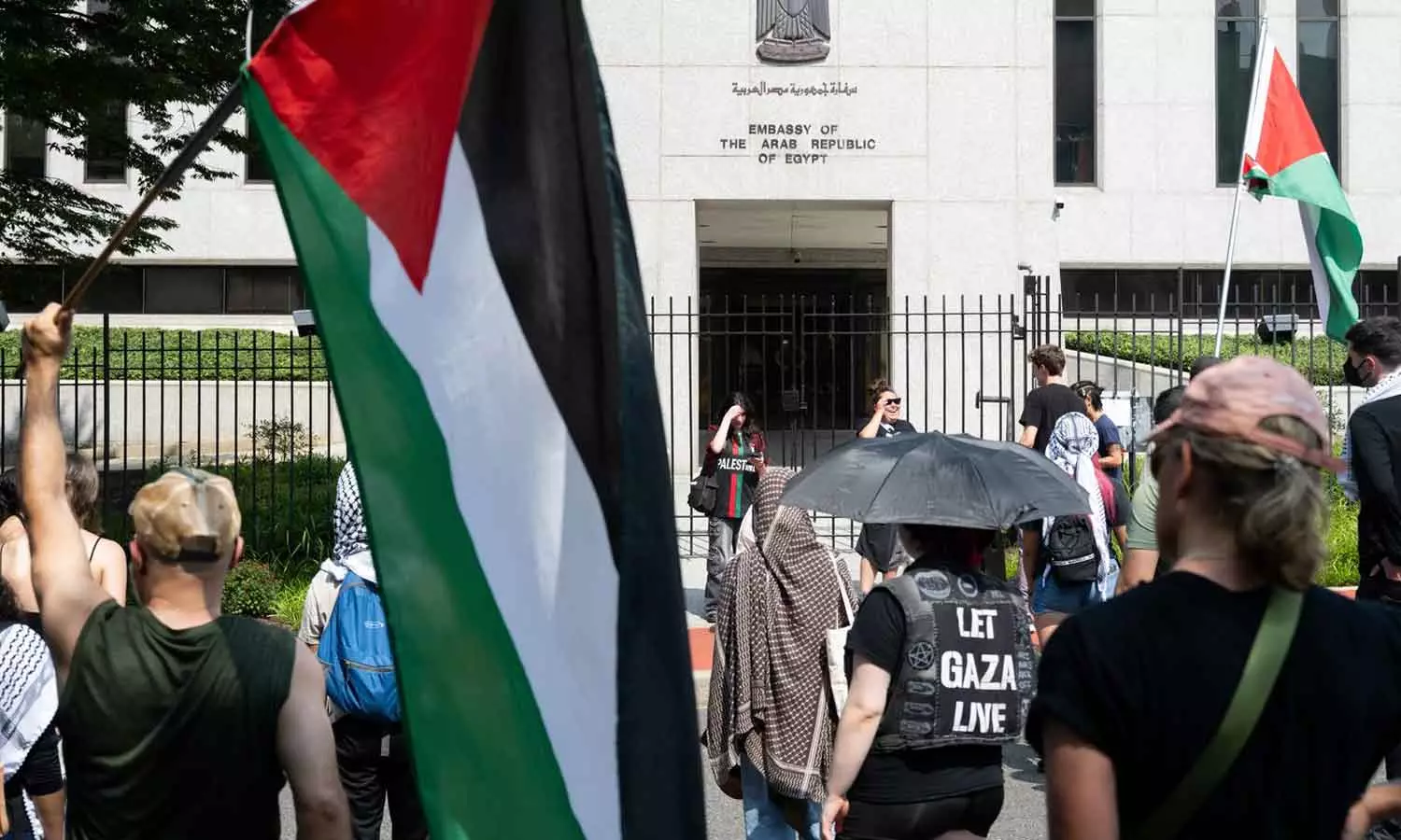 Gaza starvation: Protests erupt at Egyptian embassies worldwide