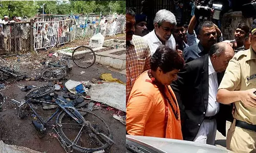 പ്രഗ്യാസിങ് ഠാക്കൂറിന്റെ ബൈക്കിലാണ് ബോംബ് വെച്ചത് എന്നതിന് തെളിവില്ല, ശ്രീകാന്ത് പുരോഹിതിന്റെ വിരലടയാളം ഒരിടത്തുമില്ല- വിധിയില്‍ കോടതി പറഞ്ഞത്...