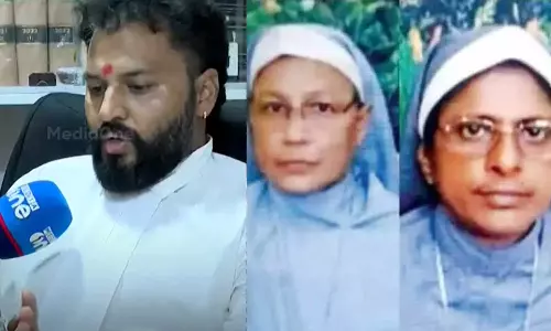 മനുഷ്യക്കടത്തും മതപരിവർത്തനവും നടന്നു; കന്യാസ്ത്രീകൾക്ക് പിന്നിൽ മറ്റാരോ ഉണ്ടെന്ന് ബജ്റംഗ്ദൾ അഭിഭാഷകൻ