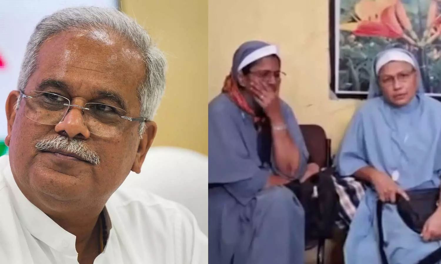 കന്യാസ്ത്രീകളുടെ അറസ്റ്റ്: ബിജെപിക്ക് ഇരട്ടത്താപ്പ്, കേരളത്തിൽ എതിർക്കുമ്പോൾ ഛത്തീസ്ഗഡിൽ അനുകൂലിക്കുന്നു; ഭൂപേഷ് ബാഗേൽ