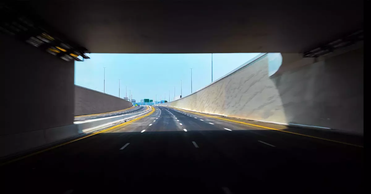 800-meter tunnel opens in Dubai