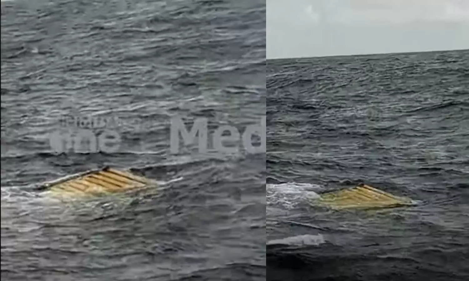 പുറം കടലിൽ കണ്ടെയ്‌നറിന്റെ ഭാഗങ്ങൾ ഒഴുകി നടക്കുന്നു; മത്സ്യബന്ധന വലകൾക്ക് ലക്ഷങ്ങളുടെ നാശനഷ്ടം