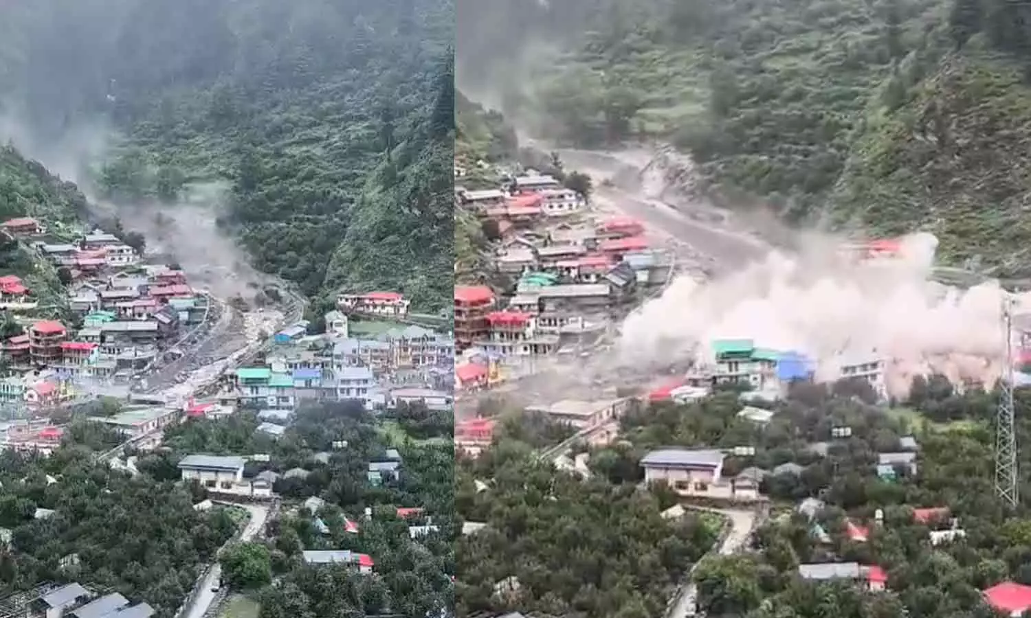 ഉത്തരാഖണ്ഡിൽ മേഘവിസ്‌ഫോടനം; മിന്നൽ പ്രളയത്തിൽ നിരവധി വീടുകളും കെട്ടിടങ്ങളും ഒലിച്ചുപോയി
