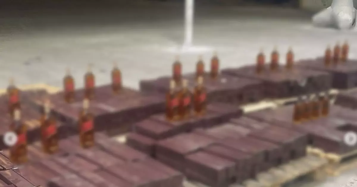 Huge quantity of liquor found hidden in container in Kuwait; Two Indians arrested Huge quantity of liquor found hidden in container in Kuwait; Two Indians arrested