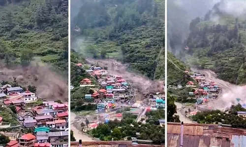 ഉത്തരാഖണ്ഡ് മേഘവിസ്‌ഫോടനം: 60ല്‍ അധികം പേര്‍ മണ്ണിനടിയില്‍ കുടുങ്ങിക്കിടക്കുന്നുവെന്ന് സംശയം