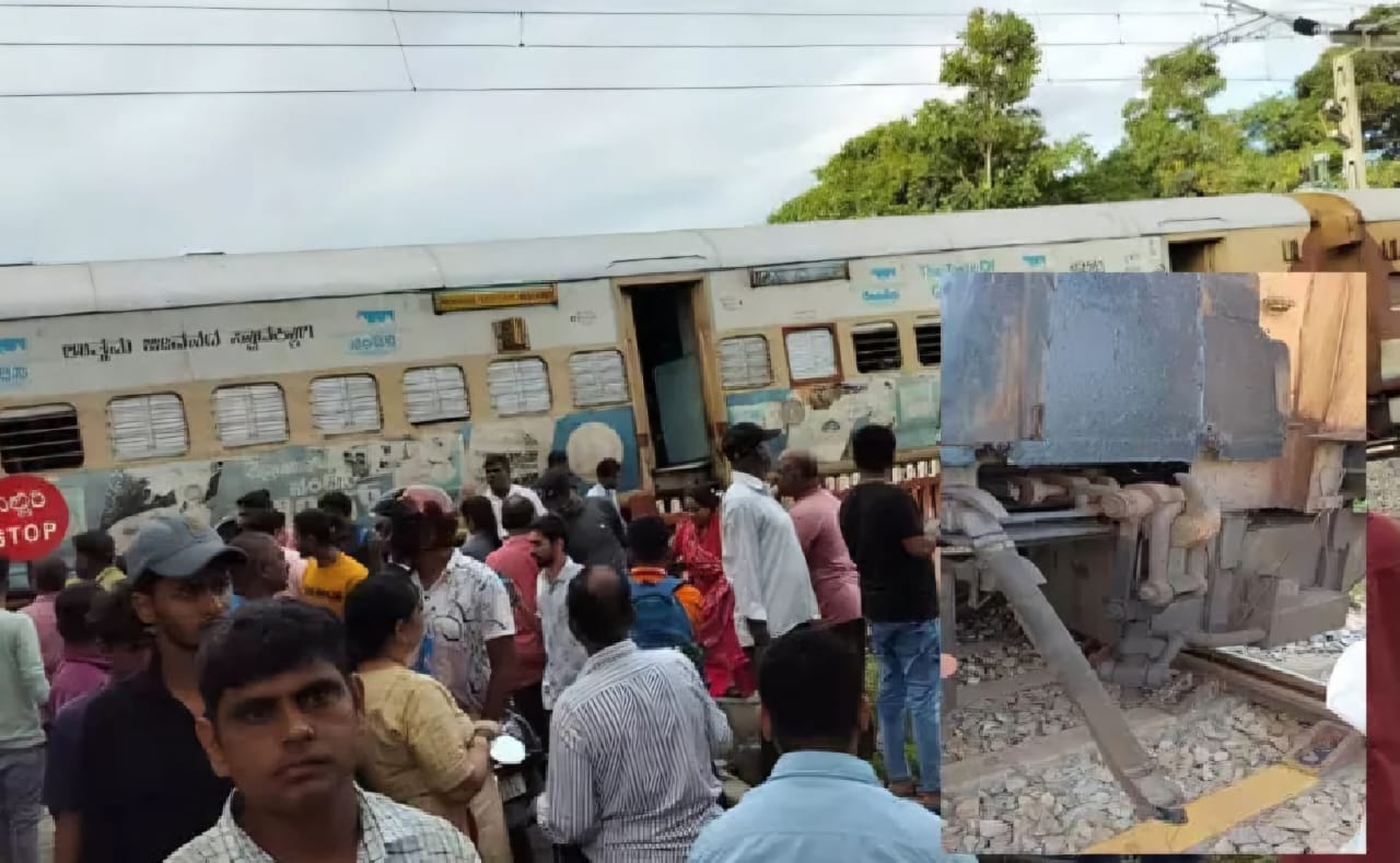 പാലം കടക്കുന്നതിനിടെ  തലഗുപ്പ-മൈസൂരു പാസഞ്ചർ ട്രെയിനിന്‍റെ കോച്ചുകൾ വേര്‍പെട്ടു; ആളപായമില്ല