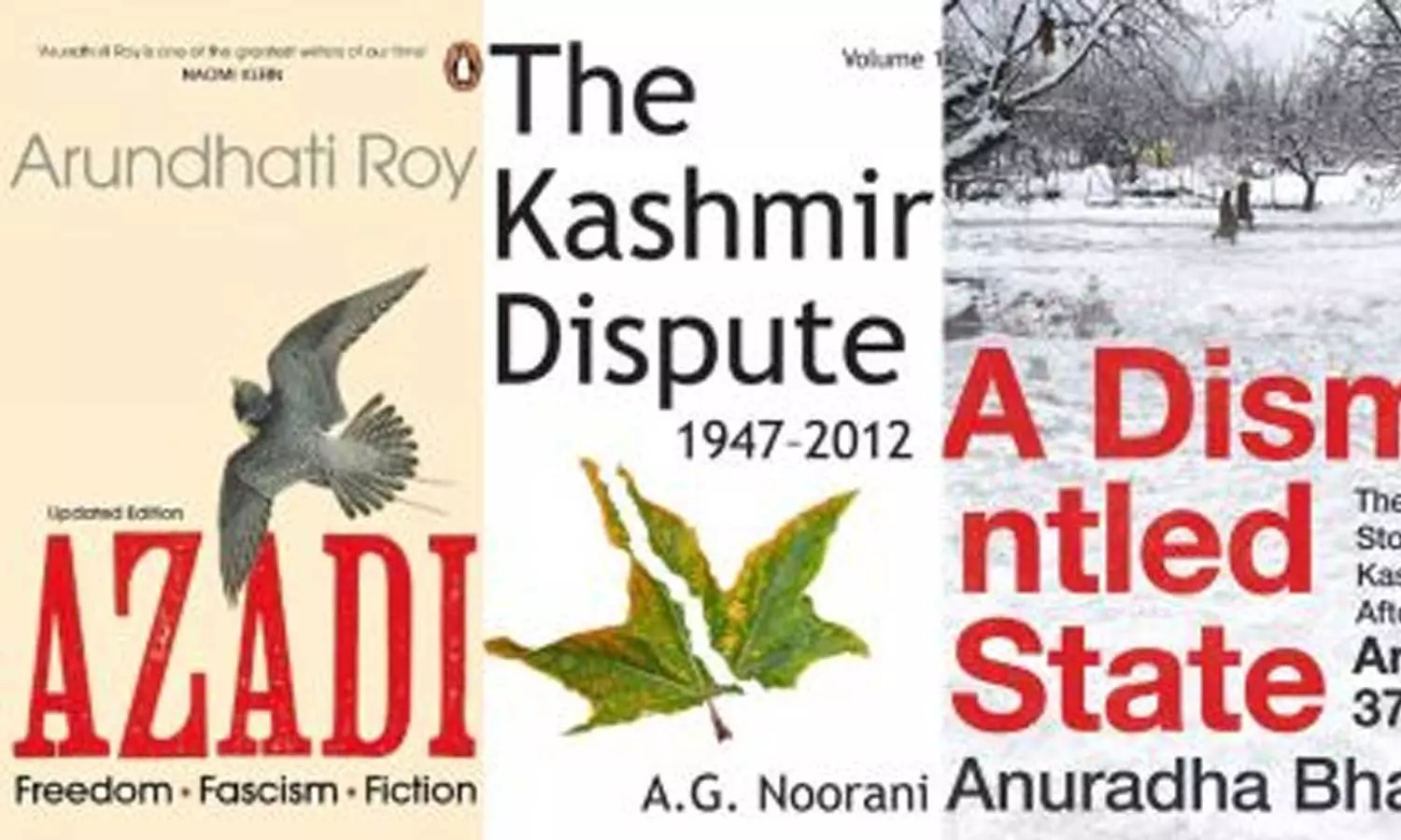 അരുന്ധതി റോയിയുടെയും എ.ജി നൂറാനിയുടെയും അടക്കം 25 പുസ്തകങ്ങൾ നിരോധിച്ച് ജമ്മുകശ്മീർ ലഫ്റ്റനന്റ് ഗവർണർ അരുന്ധതി റോയിയുടെയും എ.ജി നൂറാനിയുടെയും അടക്കം 25 പുസ്തകങ്ങൾ നിരോധിച്ച് ജമ്മുകശ്മീർ ലഫ്റ്റനന്റ് ഗവർണർ