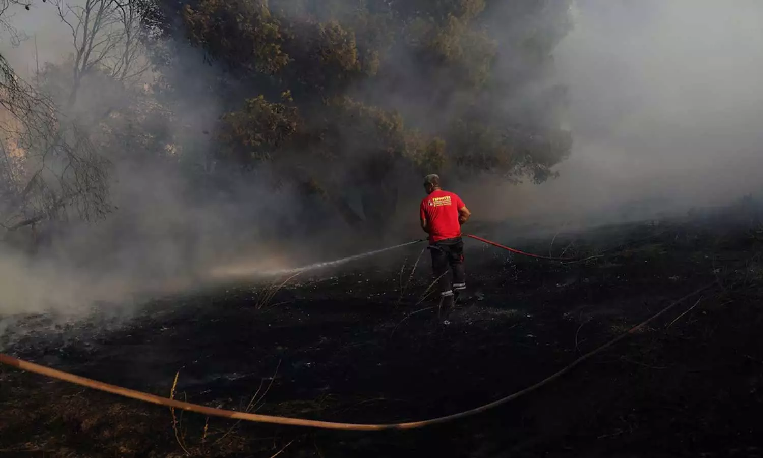 One Dead As Wildfires Rage In Southern Greece