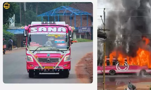 കൊണ്ടോട്ടിയില്‍ ബസ് കത്തിയ സംഭവം: പിന്നില്‍ ഗൂഢാലോചനയുണ്ടെന്ന് ബസ് ഉടമ