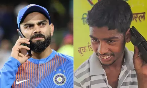 ഹലോ രജത്... ; ഛത്തീസ്ഗഡ് സ്വദേശി മനീഷ് ബിസിയെ തേടി വിരാട് കോഹ്‌ലിയുടെ കോൾ