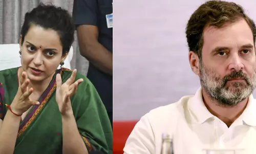 സഹതാപം നേടാനുള്ള ഓവര്‍ അഭിനയം; രാഹുൽ ഗാന്ധിയുടെ തെരഞ്ഞടുപ്പ് കമ്മീഷൻ പ്രതിഷേധ മാര്‍ച്ചിനെ പരിഹസിച്ച് കങ്കണ