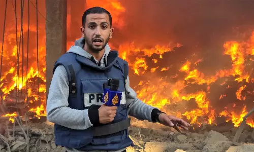 ‘ഗസ്സയിലെ ജനങ്ങളെയും, സുരക്ഷിതമായി ജീവിക്കാൻ അവസരം   ലഭിക്കാത്ത കുട്ടികളെയും ഞാൻ നിങ്ങളെ ഏൽപ്പിക്കുന്നു’ അൽ ജസീറ റിപ്പോർട്ടർ അനസ് ഷെരീഫിന്റെ ഒസ്യത്ത്