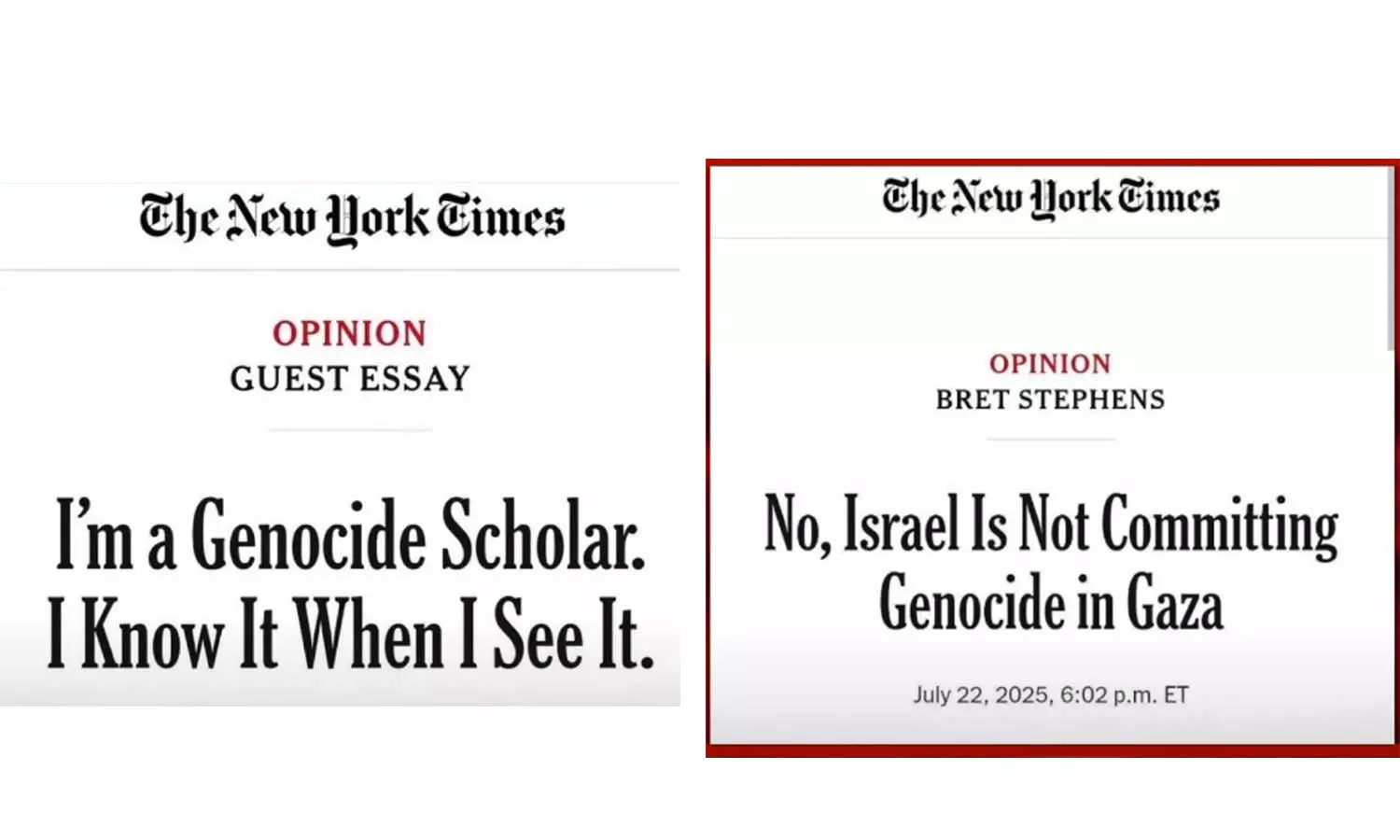 ഗസ്സ: രണ്ടുതരം മാധ്യമ പ്രവർത്തനം